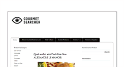 Desktop Screenshot of gourmetsearcher.com